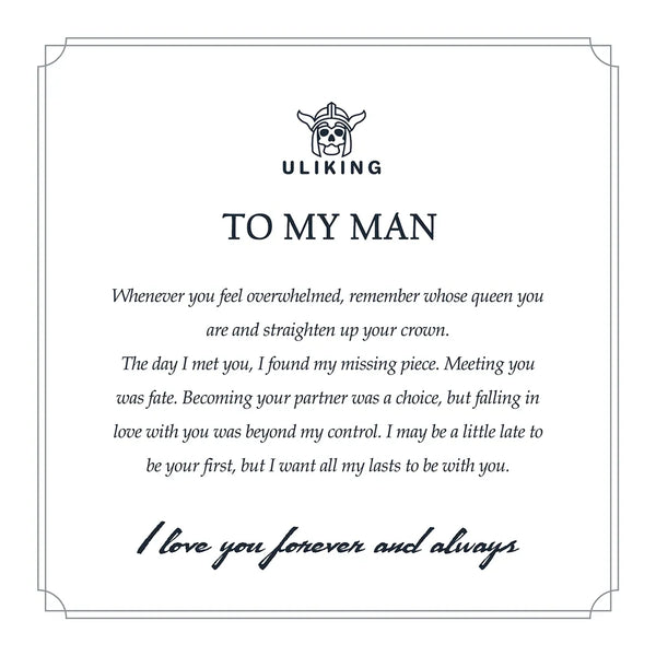 To My Man | Greeting Card