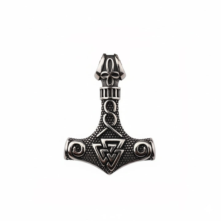  ULIKING JEWELRY PENDANTS Nordic Viking Thor Hammer Valknut Pendant 04