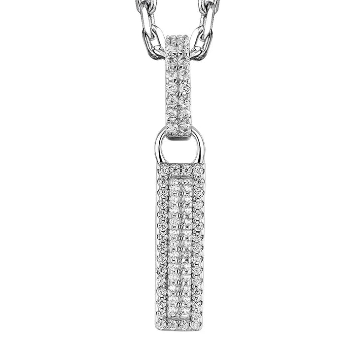  ULIKING JEWELRY PENDANTS 925 Sterling Silver Available In 26 Letters Fully Rhinestone Letter pendant 23