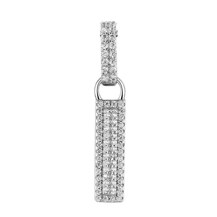  ULIKING JEWELRY PENDANTS 925 Sterling Silver Available In 26 Letters Fully Rhinestone Letter pendant 22