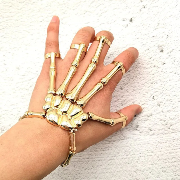 ULIKING JEWELRY SETS Necromantic Armor Skeleton Skeleton Bracelet and Finger Claws 12