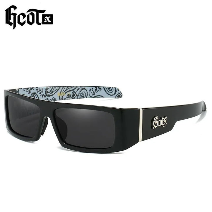  ULIKING JEWELRY SUNGLASSES Vintage Punk Hip-Hop Style G850 Polarized Sunglasses 12