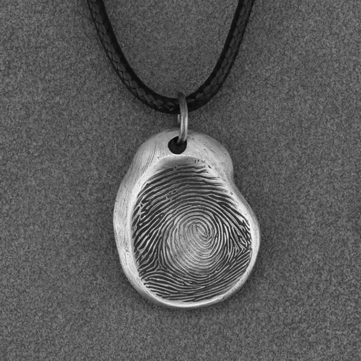  ULIKING JEWELRY PENDANTS 999 Fine Silver Custom Fingerprint Couple Pendant 07
