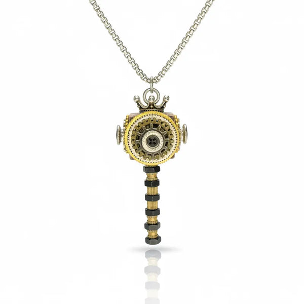  ULIKING JEWELRY NECKLACES Cogmaster Steampunk Robot Handmade Necklace 01