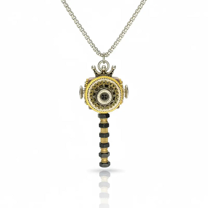  ULIKING JEWELRY NECKLACES Cogmaster Steampunk Robot Handmade Necklace 01