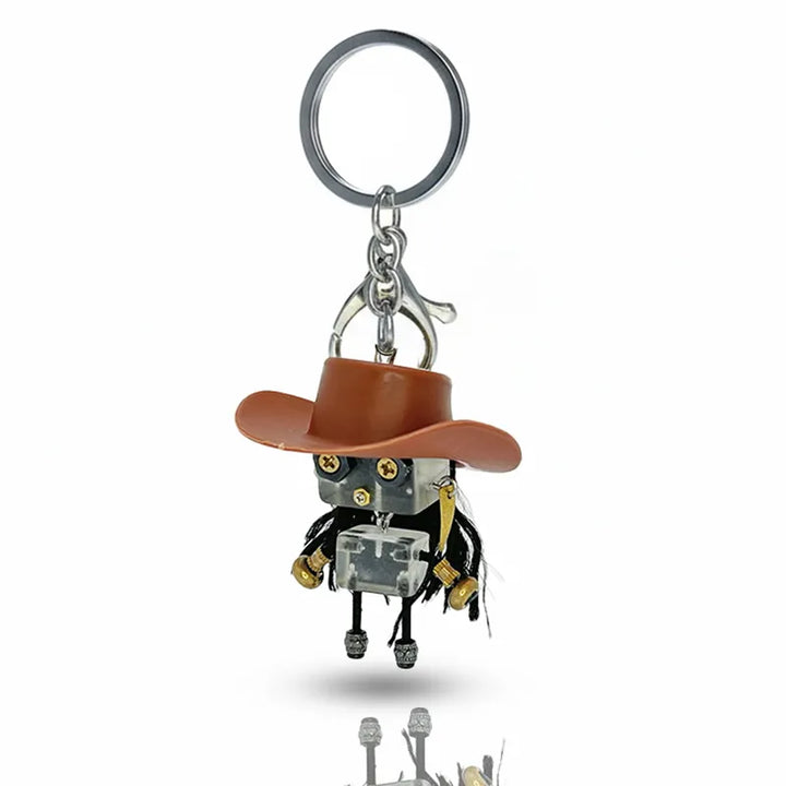 Deadbolt Cowboy Steampunk Robot Handmade Keychain / ULIKING JEWELRY ...