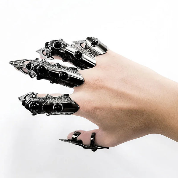 ULIKING JEWELRY RINGS Detachable Exoskeleton Armor Finger Claw Ring 01