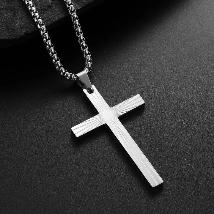  ULIKING JEWELRY PENDANTS   Fashion Light Cross  Stainless Steel Pendant 04