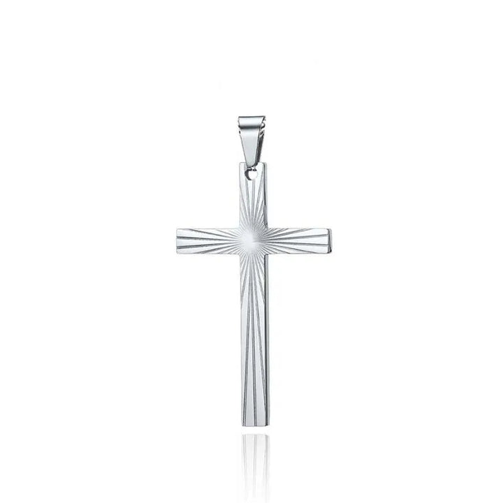  ULIKING JEWELRY PENDANTS   Fashion Light Cross  Stainless Steel Pendant 07