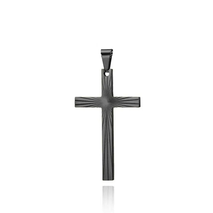  ULIKING JEWELRY PENDANTS   Fashion Light Cross  Stainless Steel Pendant 08