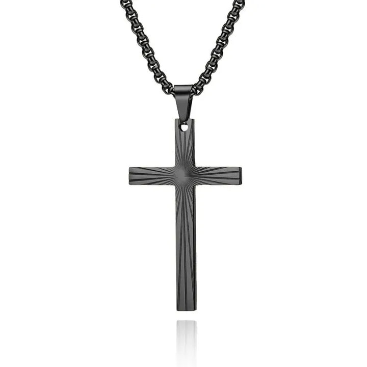  ULIKING JEWELRY PENDANTS   Fashion Light Cross  Stainless Steel Pendant 10