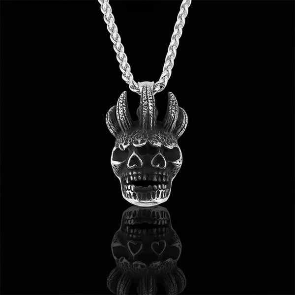  ULIKING JEWELRY PENDANTS  Gothic Vintage Double Skull Pendant 03
