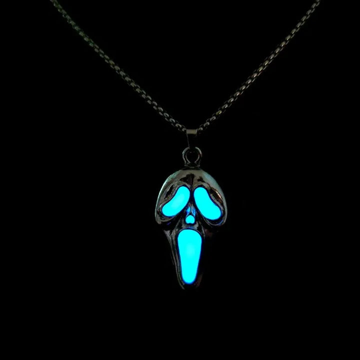  ULIKING JEWELRY PENDANTS Halloween Skull Glowing Mask Pendant 04