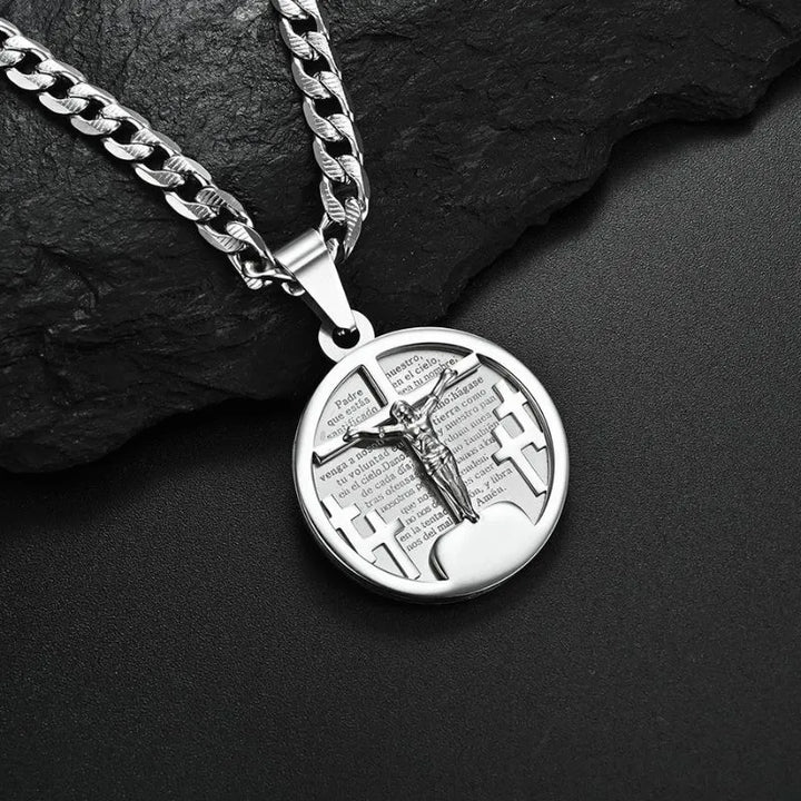  ULIKING JEWELRY PENDANTS   Hip-hop Cross Disc Pendant 02