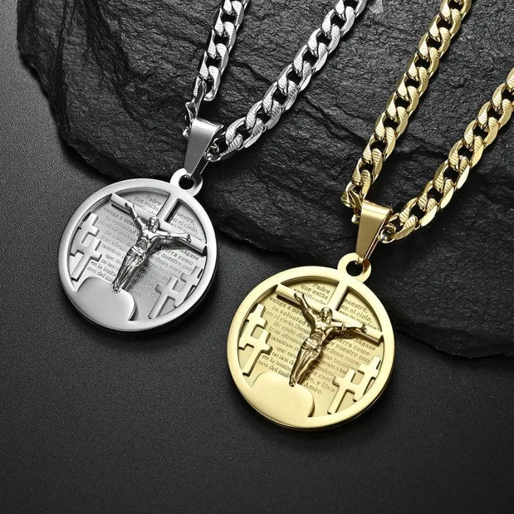  ULIKING JEWELRY PENDANTS   Hip-hop Cross Disc Pendant 03