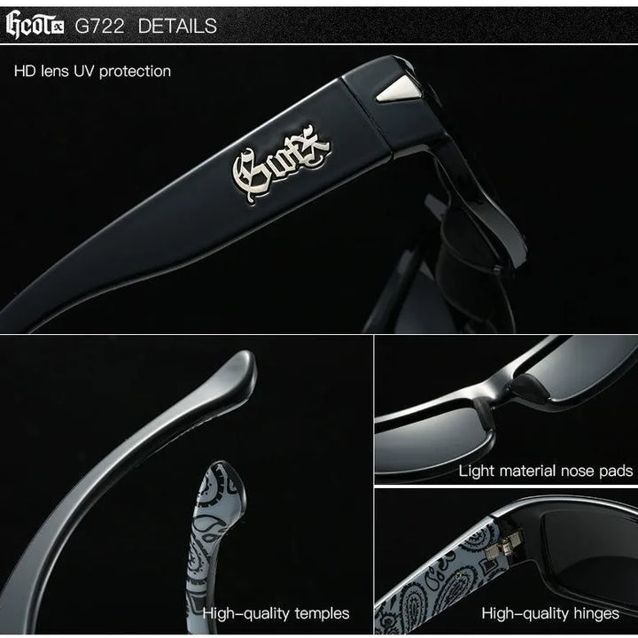  ULIKING JEWELRY SUNGLASSES Hip Hop Fashion Multicolor G722 Polarized Sunglasses 04