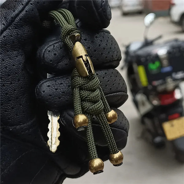 ULIKING JEWELRY KEYCHAIN Spartan Warrior Braided Rope Keychain 01