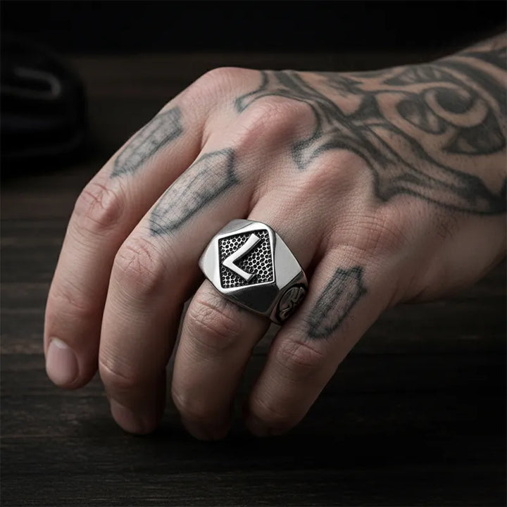 Lucky number 7 Skull Stainless Steel Ring / ULIKING JEWELRY – ULiking ...