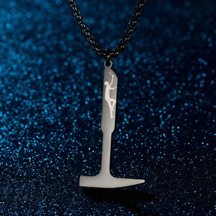  ULIKING JEWELRY PENDANTS Shawshank Redemption Stainless Steel Hammer Pendant Necklace 012