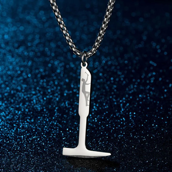  ULIKING JEWELRY PENDANTS Shawshank Redemption Stainless Steel Hammer Pendant Necklace 013