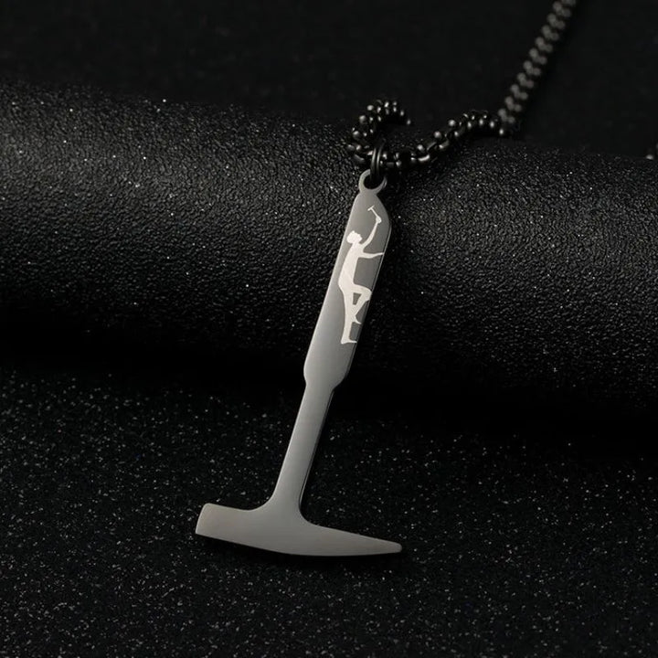  ULIKING JEWELRY PENDANTS Shawshank Redemption Stainless Steel Hammer Pendant Necklace 05