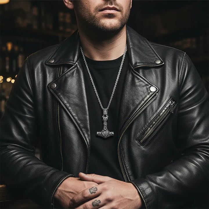  ULIKING JEWELRY PENDANTS Nordic Viking Thor Hammer Valknut Pendant 03