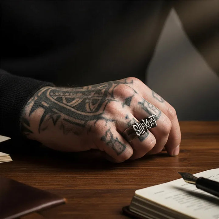 Punk Biker Style SLIPKNOT Stainless Steel Ring / ULIKING JEWELRY ...