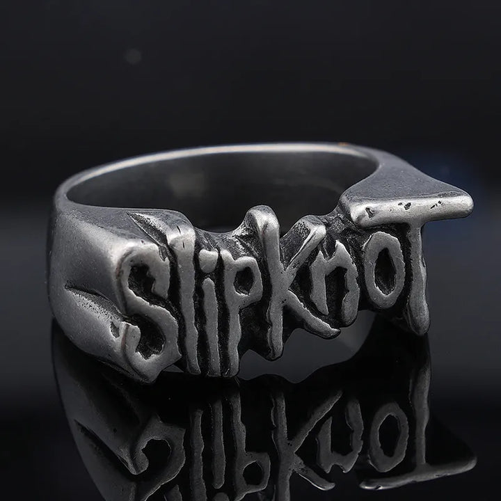 Punk Biker Style SLIPKNOT Stainless Steel Ring / ULIKING JEWELRY ...