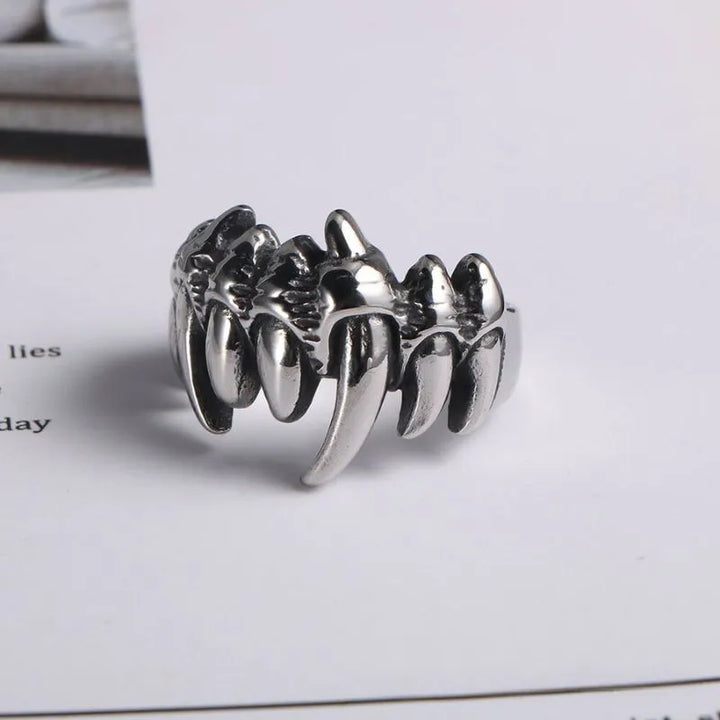 ULIKING JEWELRY RINGS Punk Claw Stainless Steel Ring 05