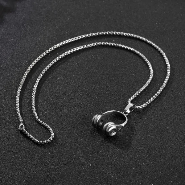  ULIKING JEWELRY NECKLACES Punk Fashion Headphone Pendant Necklace 01 