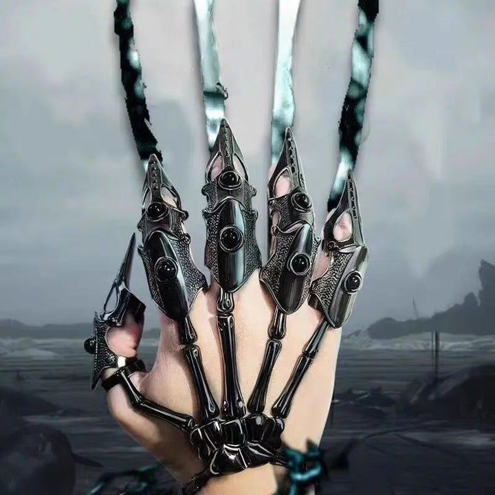 ULIKING JEWELRY SETS Necromantic Armor Skeleton Skeleton Bracelet and Finger Claws 04