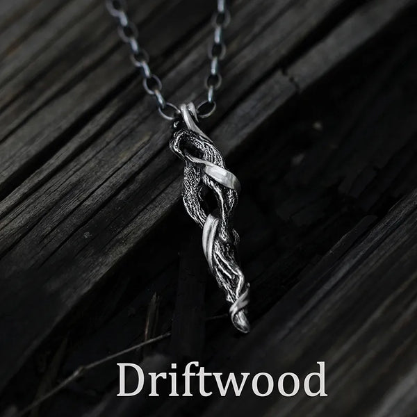  ULIKING JEWELRY NECKLACES S999 Sterling Silver Driftwood  Necklace 01
