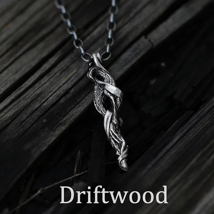  ULIKING JEWELRY NECKLACES S999 Sterling Silver Driftwood  Necklace 01