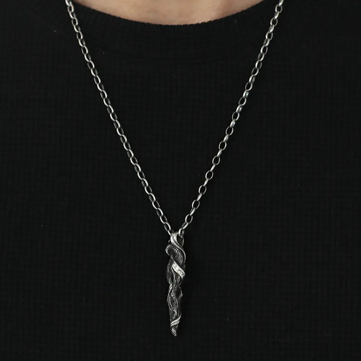  ULIKING JEWELRY NECKLACES S999 Sterling Silver Driftwood  Necklace 02