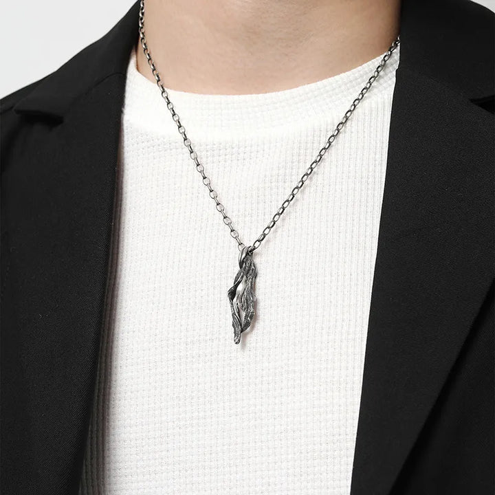  ULIKING JEWELRY NECKLACES S999 Sterling Silver Driftwood  Necklace 03