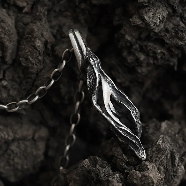  ULIKING JEWELRY NECKLACES S999 Sterling Silver Driftwood  Necklace 04