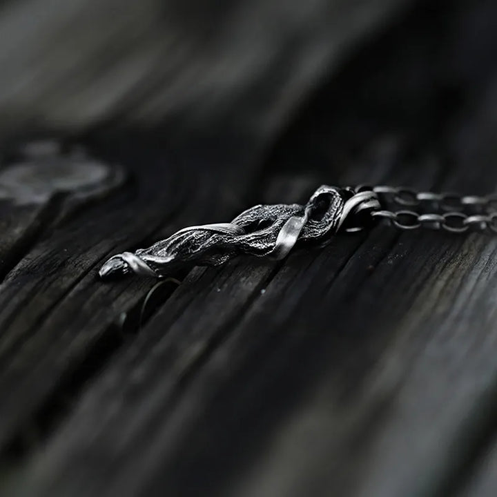  ULIKING JEWELRY NECKLACES S999 Sterling Silver Driftwood  Necklace 07