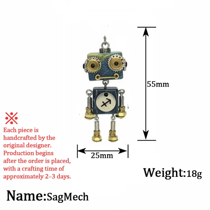  ULIKING JEWELRY NECKLACES  SagMech Steampunk Robot Handmade Necklace 05