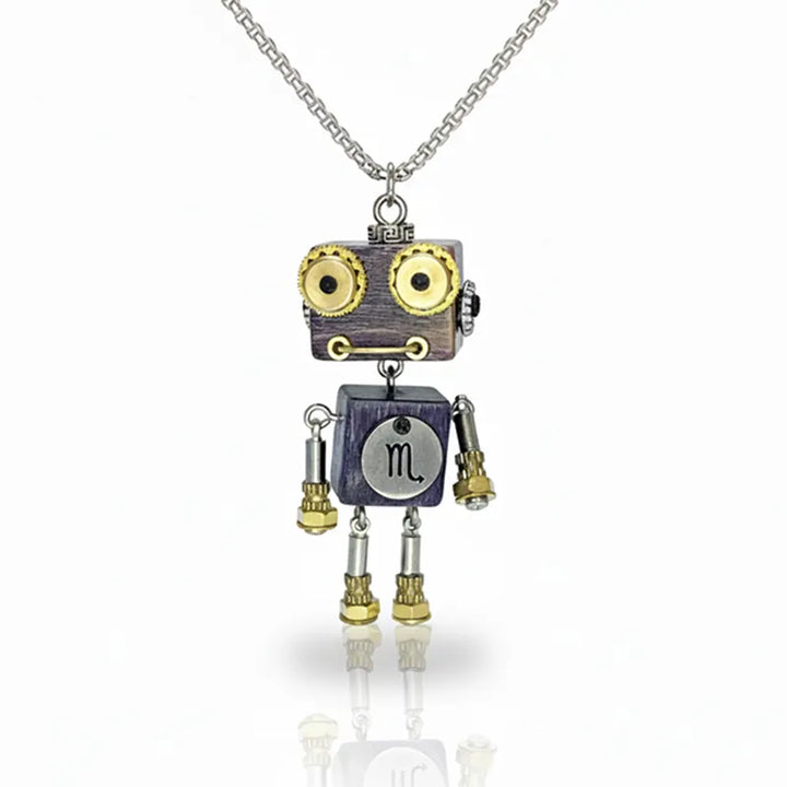  ULIKING JEWELRY NECKLACES  ScorpiBot Steampunk Robot Handmade Necklace 01