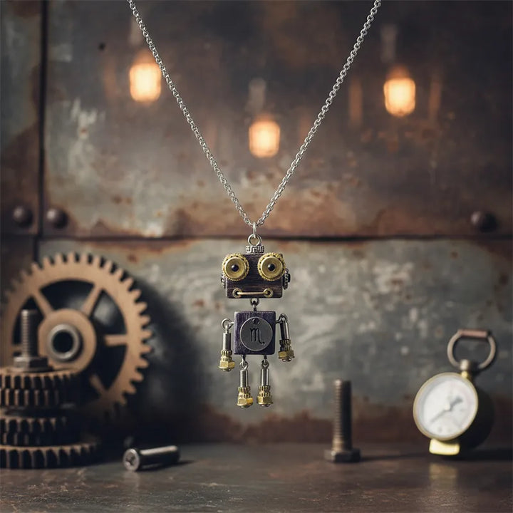  ULIKING JEWELRY NECKLACES  ScorpiBot Steampunk Robot Handmade Necklace 03