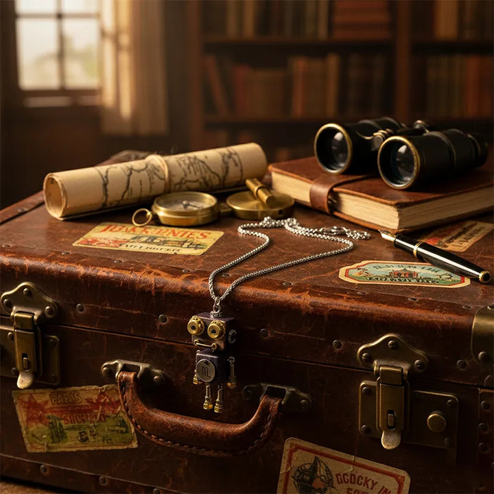  ULIKING JEWELRY NECKLACES  ScorpiBot Steampunk Robot Handmade Necklace 04