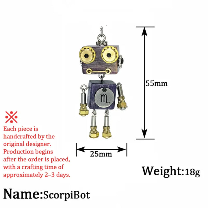  ULIKING JEWELRY NECKLACES  ScorpiBot Steampunk Robot Handmade Necklace 06