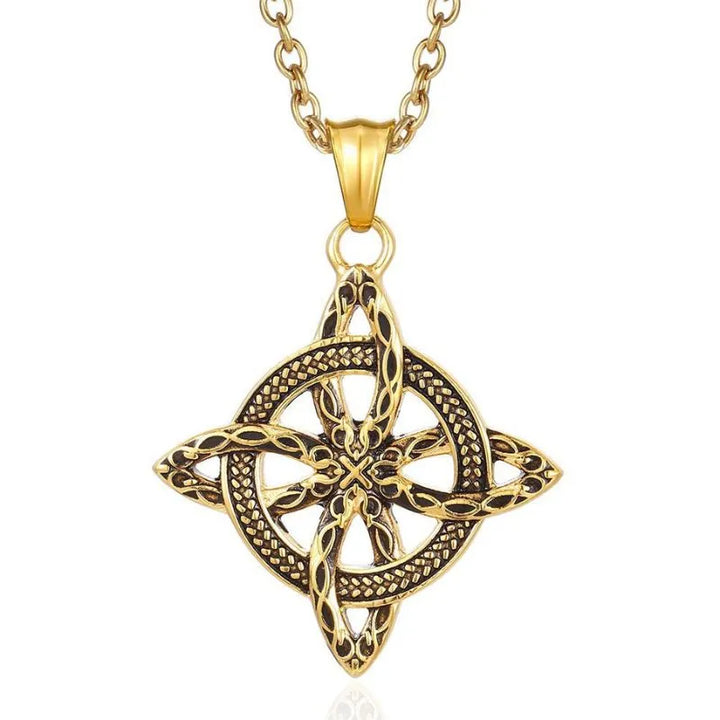  ULIKING JEWELRY PENDANTS VIntage Celtic Knot Stainless Steel Pendant 08