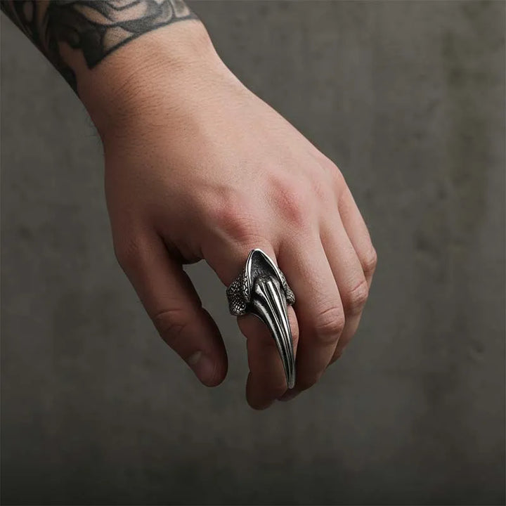 ULIKING JEWELRY RINGS VIntage Eagle Claw Stainless Steel Ring 02