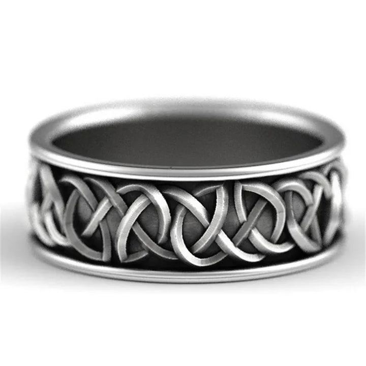 ULIKING JEWELRY RINGS Viking Celtic Wolf Stainless Steel Ring 05