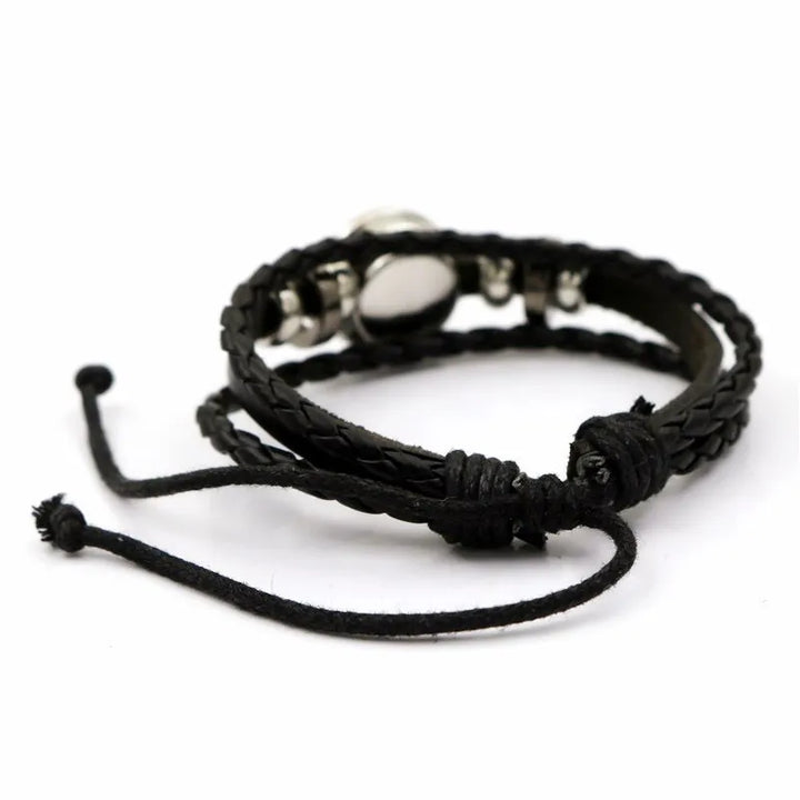 ULIKING JEWELRY BRACELET Viking Compass Rune Leather Bracelet 04