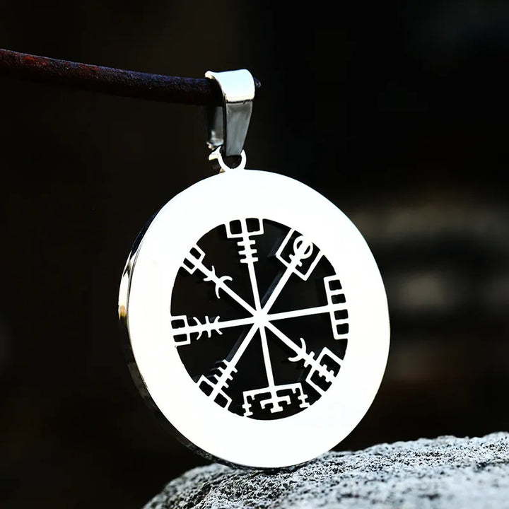 ULIKING JEWELRY PENDANTS Viking Compass with Rune Pendant 02