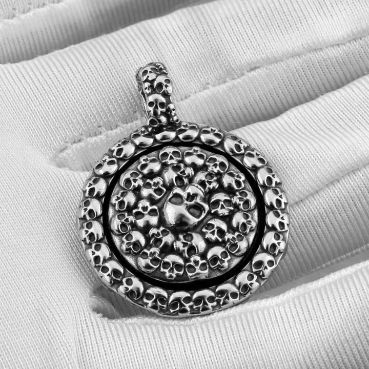  ULIKING JEWELRY PENDANTS  Viking Vintage Skull Stainless Steel Pandant 03