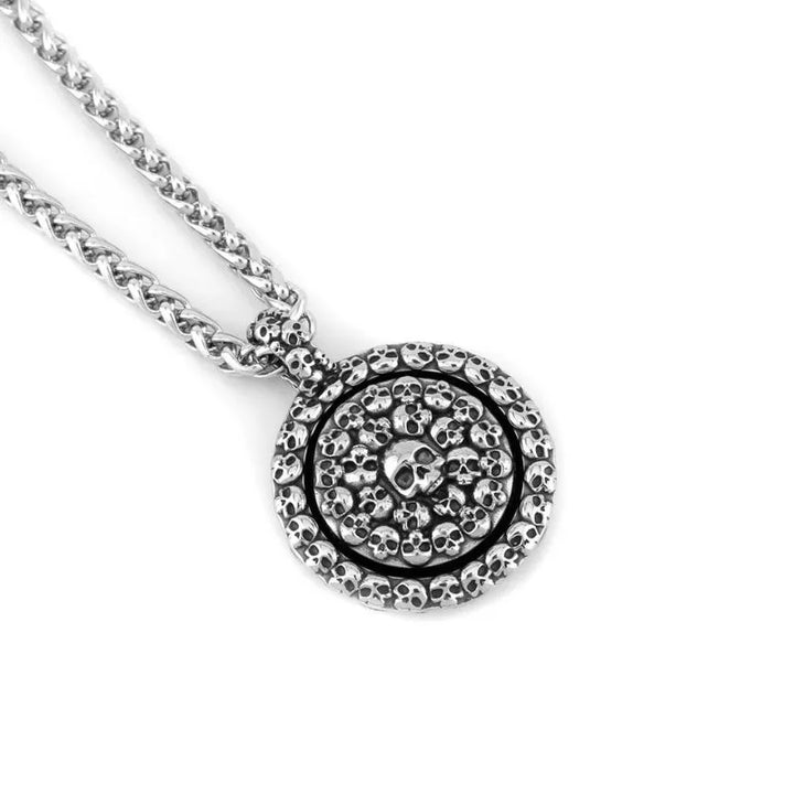  ULIKING JEWELRY PENDANTS  Viking Vintage Skull Stainless Steel Pandant 05