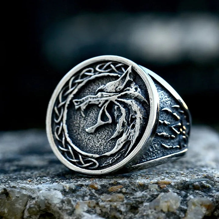 ULIKING JEWELRY RINGS Viking Wolf Stainless Steel Ring02